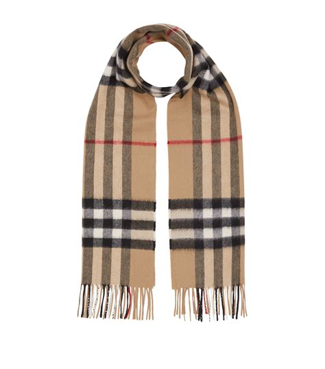 Burberry Scarf Unisex Cashmere Wool .